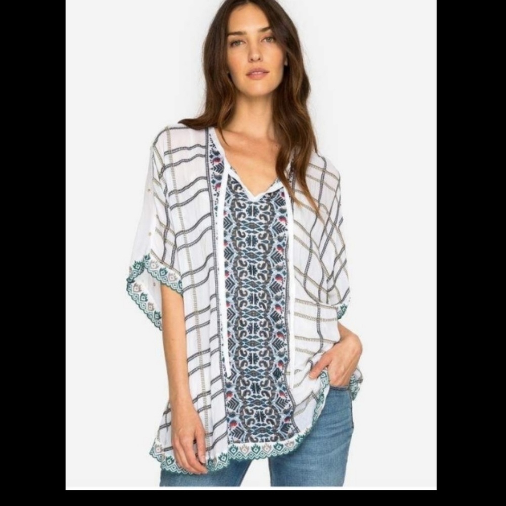 Johnny Was poncho style top